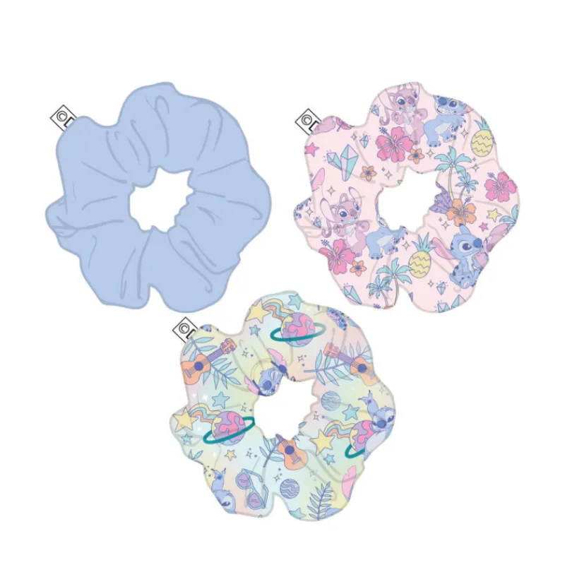 Best Accesorios de Pelo Coletero de Tela 3 Piezas Stitch Accesorios Para El Pelo, Gafas De Sol Y Kits De Belleza Infantiles |Stitch Kids