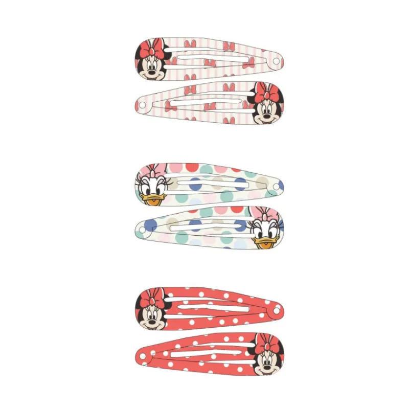 Hot Accesorios para el Pelo Clips Minnie - 6 Piezas Disney Para Niñas|Accesorios Para El Pelo, Gafas De Sol Y Kits De Belleza Infantiles
