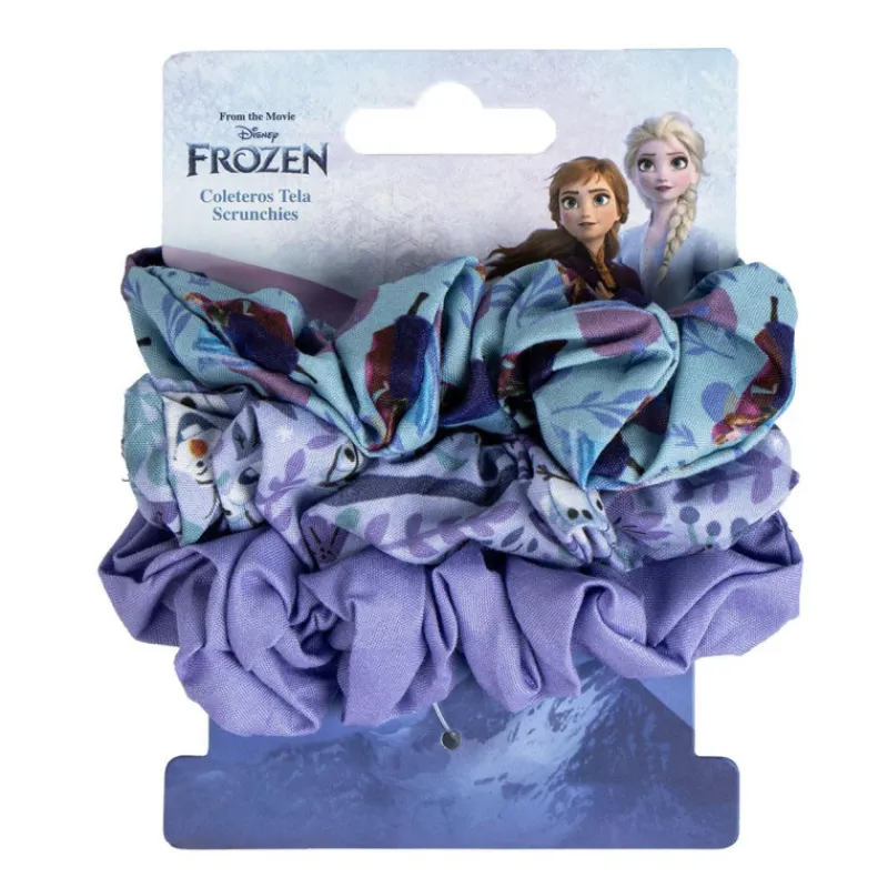Best Accesorios para el Pelo: Coletero de Tela Frozen - 3 Piezas Disney Para Niñas|Accesorios Para El Pelo, Gafas De Sol Y Kits De Belleza Infantiles