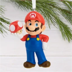 New Adorno Súper Mario con Seta Regalos Y Coleccionismo Para Gamers - Cosas De Videojuegos Míticos