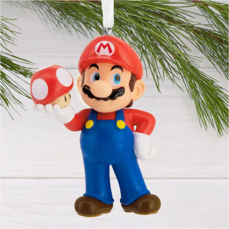 New Adorno Súper Mario con Seta Regalos Y Coleccionismo Para Gamers - Cosas De Videojuegos Míticos