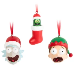 Grupo Erik Rick And Morty^Adornos de Navidad Rick, Morty y Rick Pepinillo