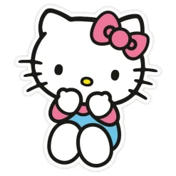 Herding Juegos, Peluches Y Chuches ^Almohada Hello Kitty Blue Pants de 36 cm - Sanrio