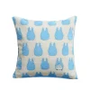 Marushin Ghibli Hogar^Almohada Totoro Silhouette Blue 45 x 45 cm - Mi vecino Totoro