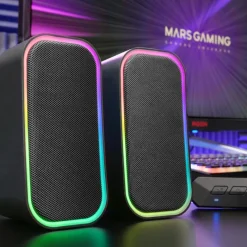 Mars Gaming Auriculares Y Sonido Gaming ^Altavoces Gaming MS-OM Negro