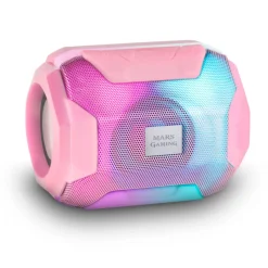 Mars Gaming Regalos Y Coleccionismo Para Gamers - Cosas De Videojuegos Míticos|Gaming De Colores^Altavoz Bluetooth MSBAX RGB 10W Rosa