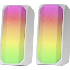 Outlet Altavoz Bluetooth 15W MSRGB Blanco Regalos Y Coleccionismo Para Gamers - Cosas De Videojuegos Míticos|Gaming De Colores
