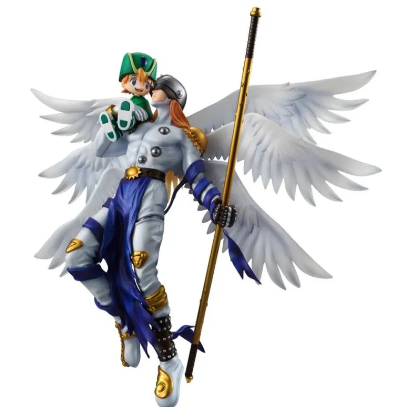Otros Fabricantes Figuras^Angemon & Takaishi Takeru Digimon Adventure Serie G.E.M. 22 cm