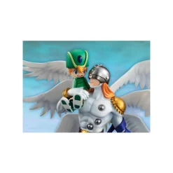 Otros Fabricantes Figuras^Angemon & Takaishi Takeru Digimon Adventure Serie G.E.M. 22 cm