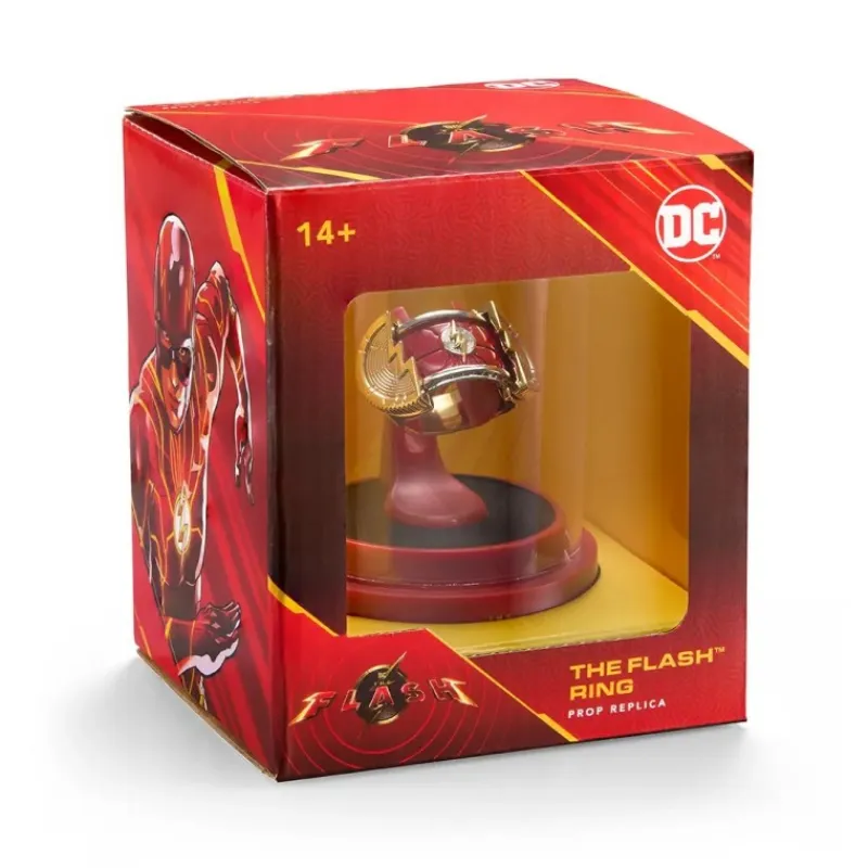 Sale Anillo y Exhibidor The Flash - Réplica Coleccionable DC Comics Más Regalos De Dc