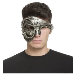Antifaz de Steampunk Media Cara Antifaces Y Gafas Para Disfraces