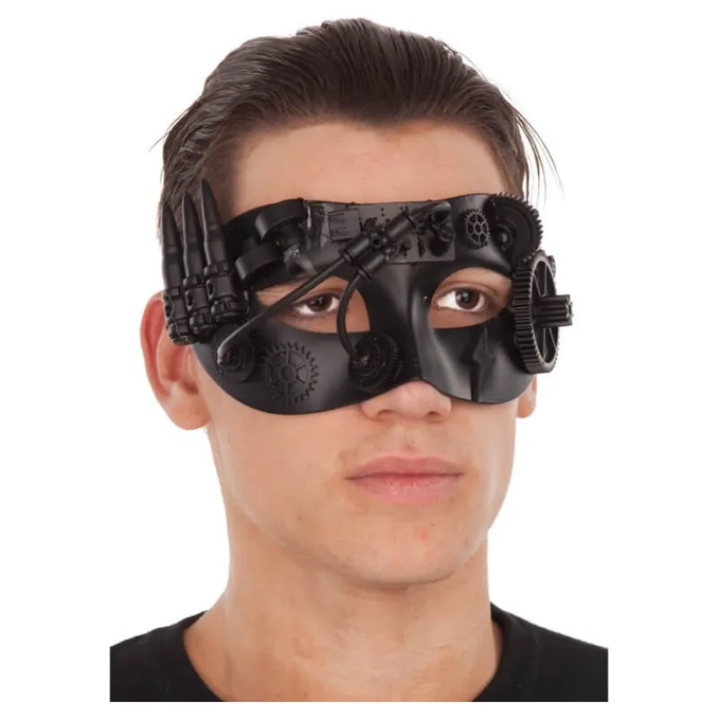 Outlet Antifaz Negro Steampunk Antifaces Y Gafas Para Disfraces