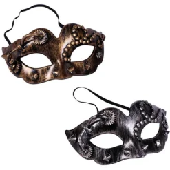 Disfrazzes Antifaces Y Gafas Para Disfraces|Accesorios Halloween Y Terror ^Antifaz Steampunk en 2 modelos surtidos
