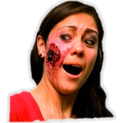 Ghoulish Maquillaje Para Disfraces^Aplicación De Látex Y Maquillaje Araña Bajo Piel