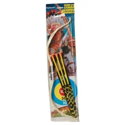 Best Arco Indio de 52 cm con 3 Flechas Armas, Espadas Y Escudos Disfraces