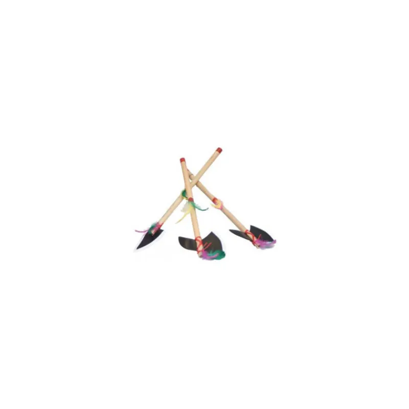 Disfrazzes Armas, Espadas Y Escudos Disfraces|Disfraces Unisex^Armas de Indio con plumas en modelos surtidos 38-46 cm