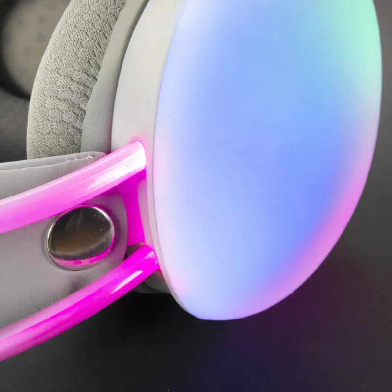 Mars Gaming Gaming De Colores|Auriculares Y Sonido Gaming ^Auriculares 360° MH-GLOW Flow Blanco