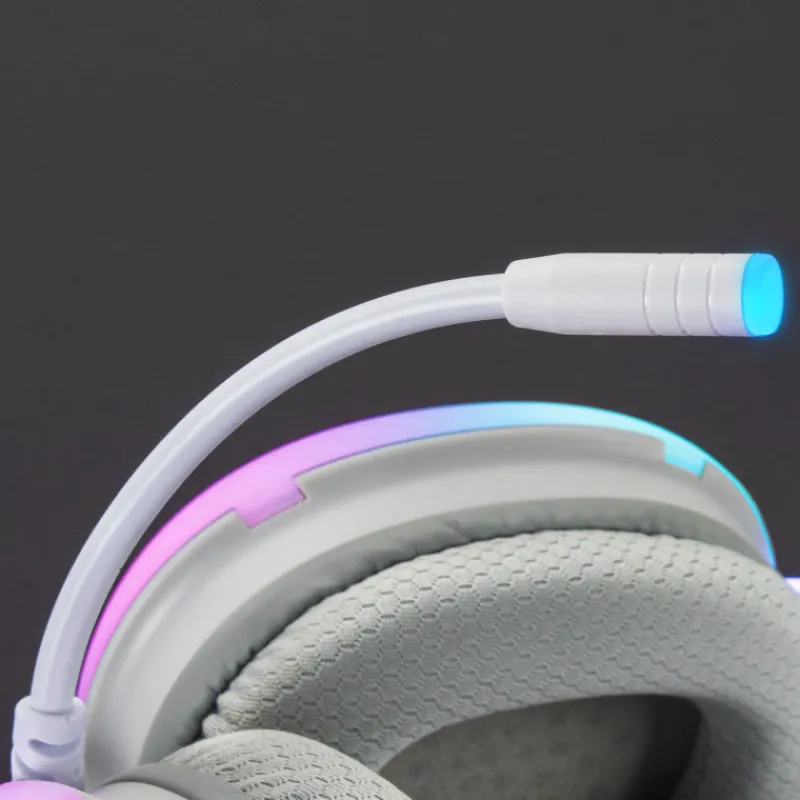 Mars Gaming Gaming De Colores|Auriculares Y Sonido Gaming ^Auriculares 360° MH-GLOW Flow Blanco