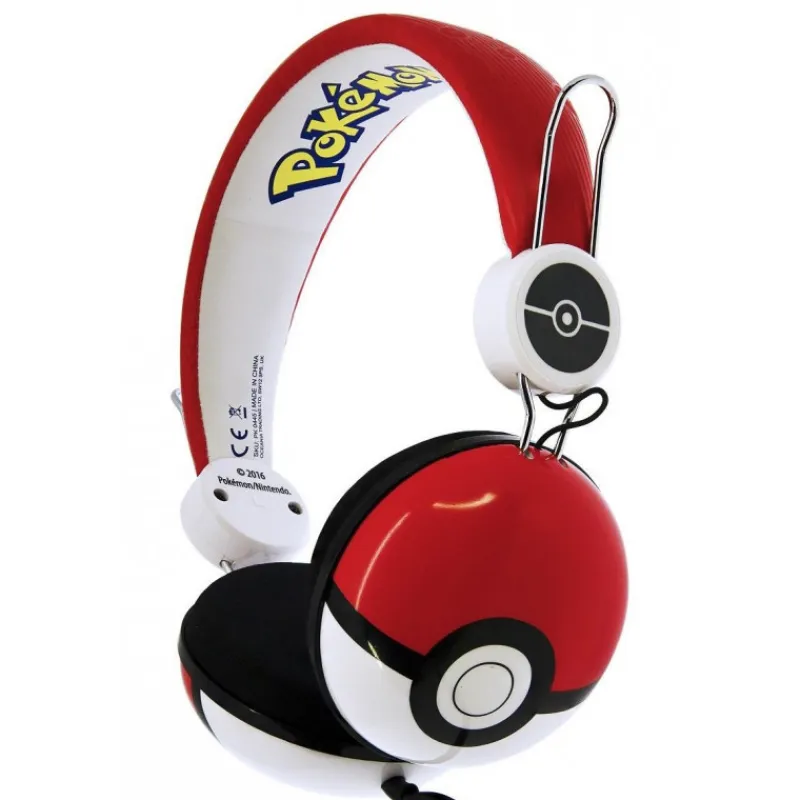 OTL Technologies Más Regalos De Pokemon|Regalos Y Coleccionismo Para Gamers - Cosas De Videojuegos Míticos^Auriculares Diadema Pokemon Classic Pokeball