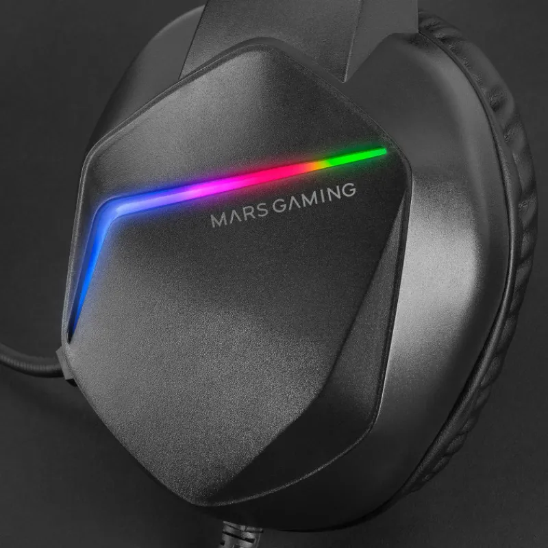 Discount Auriculares Gaming Rainbow MH122 Negro Descuentos Gaming|Auriculares Y Sonido Gaming