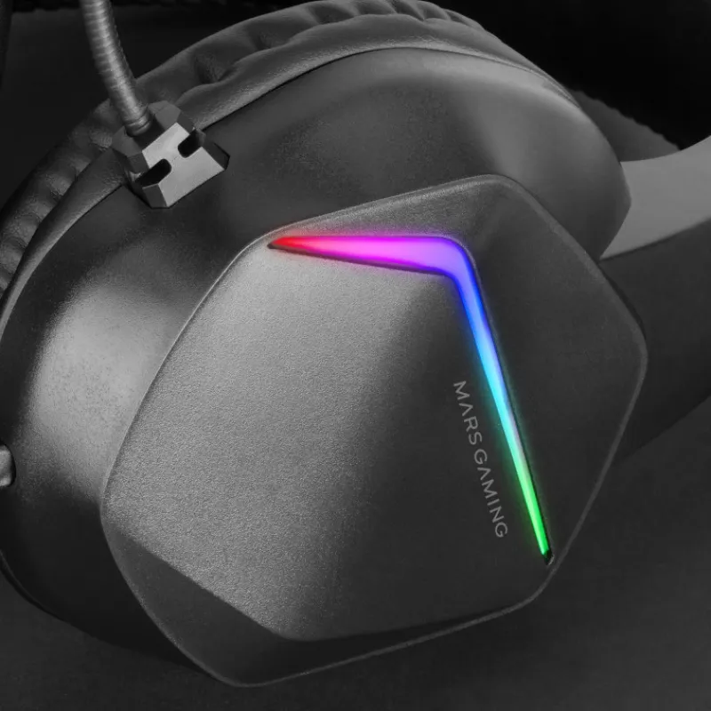 Discount Auriculares Gaming Rainbow MH122 Negro Descuentos Gaming|Auriculares Y Sonido Gaming