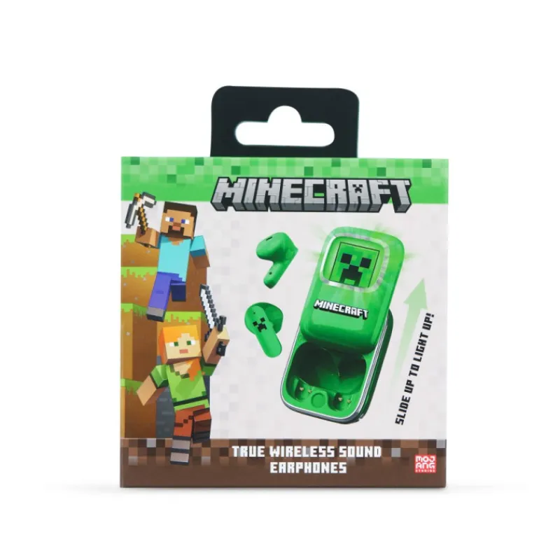 Otros Fabricantes Minecraft|Regalos Y Coleccionismo Para Gamers - Cosas De Videojuegos Míticos^Auriculares TWS Slide Earpods Minecraft