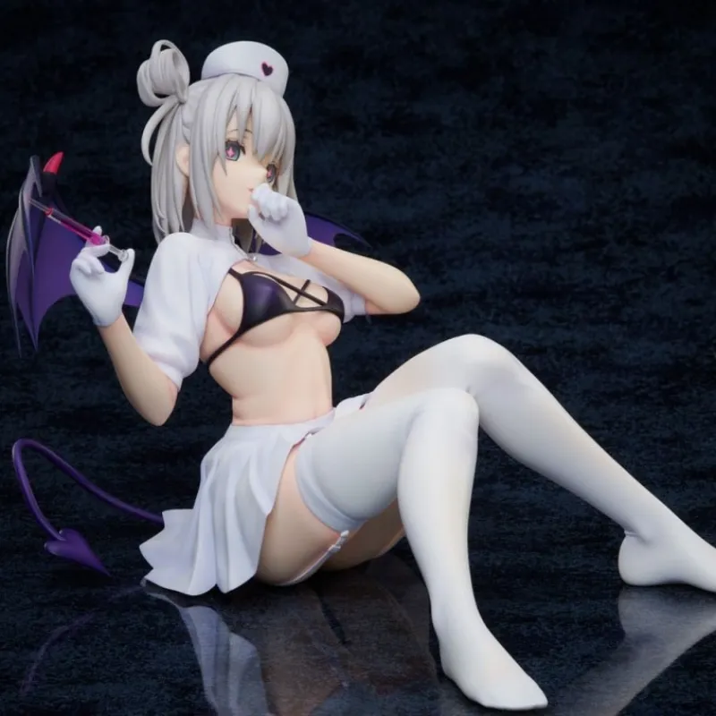 New Azur Lane Estatua PVC 1/4 Manchester: Midnight Devil in White 18 cm Regalos Y Coleccionismo Para Gamers - Cosas De Videojuegos Míticos|Figuras