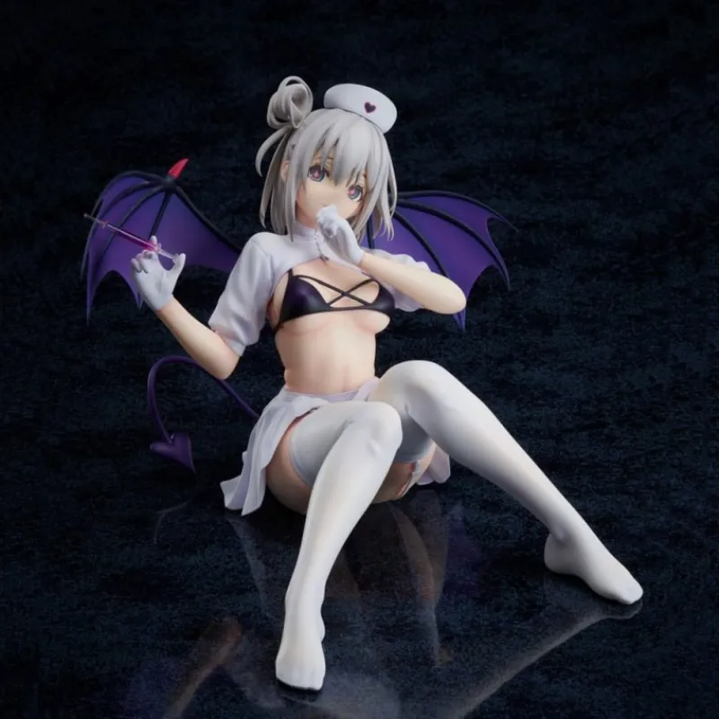 New Azur Lane Estatua PVC 1/4 Manchester: Midnight Devil in White 18 cm Regalos Y Coleccionismo Para Gamers - Cosas De Videojuegos Míticos|Figuras