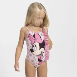 Niños Cerdá Kids Disney Para Niñas|Ropa Y Téxtil: Cosas Que Ponerse Para Niños ^Bañador infantil volantes Minnie Mouse