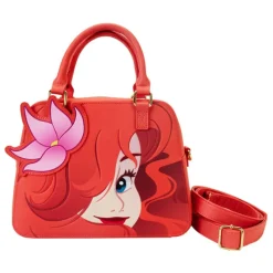 Loungefly Películas Y Personajes De Disney ·La Sirenita Ariel Y Flounder|Bolsos Y Carteras Disney^Bandolera Ariel 35th Anniversary