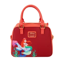 Loungefly Películas Y Personajes De Disney ·La Sirenita Ariel Y Flounder|Bolsos Y Carteras Disney^Bandolera Ariel 35th Anniversary