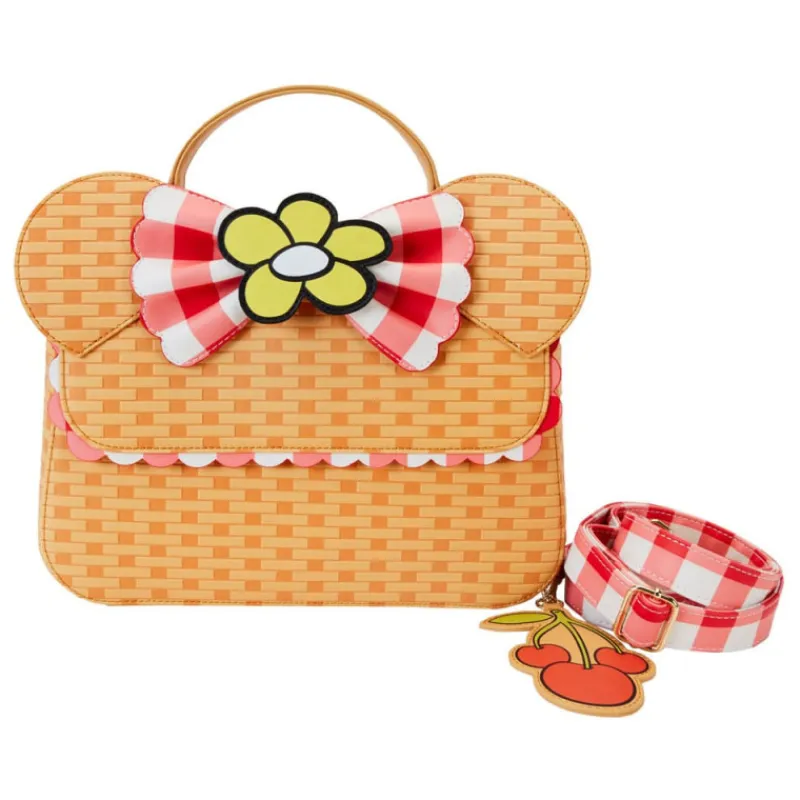 Loungefly Películas Y Personajes De Disney ·Mickey & Minnie|Bolsos Y Carteras Disney^Bandolera Minnie Mouse cesta picnic Disney