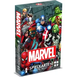 Winning Moves Superhéroes Marvel|Más Regalos De Marvel^Baraja de Poker Marvel Personajes