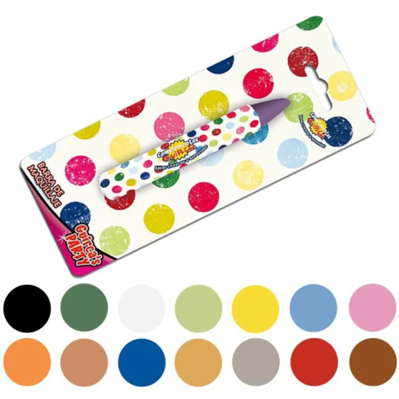 Barra maquillaje de 14x90 mm en varios colores Maquillaje Para Disfraces