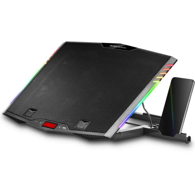 Mars Gaming Regalos Y Coleccionismo Para Gamers - Cosas De Videojuegos Míticos|Otros Periféricos Gaming^Base Refrigeradora PC MNBC5 17.3" 6 Ventiladores