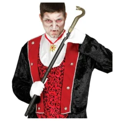 Disfrazzes Accesorios Halloween Y Terror ^Bastón con empuñadura de Serpiente 80 cm