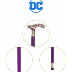 Hombre The Noble Collection Disfraces Halloween Hombre|Más Regalos De Dc^Bastón del Joker Escuadrón Suicida de DC Comics -