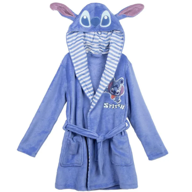 Cerdá Kids Stitch Kids|Ropa Y Téxtil: Cosas Que Ponerse Para Niños ^Bata Infantil de Coral Fleece de Stitch