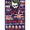 Batman Poster Joker Quitographic 60x90cm Regalos De Villanos Dc|Dc Hogar