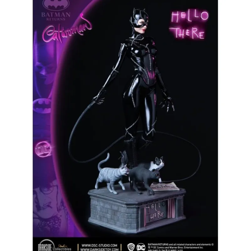 Darkside Collectibles Studio Regalos De Superhéroes Dc|Complementos Dc^Batman Returns Estatua Catwoman 30th Anniversary 54 cm
