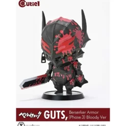 Clearance Berserk Minifigura Cutie1 PVC Guts Berserker Armor Fase 3 Bloody 12 cm Figuras