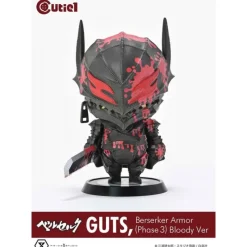 Clearance Berserk Minifigura Cutie1 PVC Guts Berserker Armor Fase 3 Bloody 12 cm Figuras