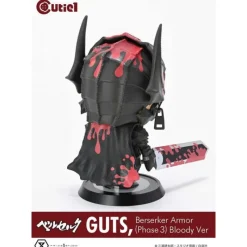 Clearance Berserk Minifigura Cutie1 PVC Guts Berserker Armor Fase 3 Bloody 12 cm Figuras
