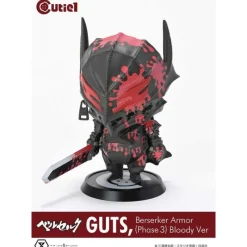 Clearance Berserk Minifigura Cutie1 PVC Guts Berserker Armor Fase 3 Bloody 12 cm Figuras