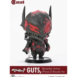 Clearance Berserk Minifigura Cutie1 PVC Guts Berserker Armor Fase 3 Bloody 12 cm Figuras