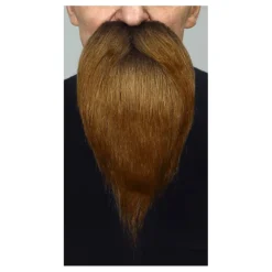 Bigote con Barba castaño Pelucas, Barbas Y Bigotes Disfraces
