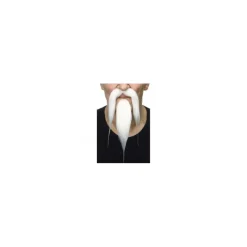 Hombre Disfrazzes Pelucas, Barbas Y Bigotes Disfraces|Disfraces Hombre^Bigote con Perilla blanco