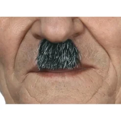 New Bigote de Charlot canoso Pelucas, Barbas Y Bigotes Disfraces