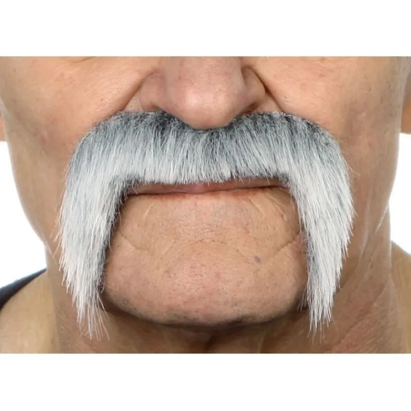 Disfrazzes Pelucas, Barbas Y Bigotes Disfraces^Bigote de Mexicano canoso