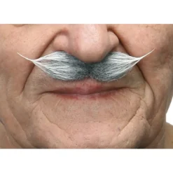 Hot Bigote de Época canoso Pelucas, Barbas Y Bigotes Disfraces